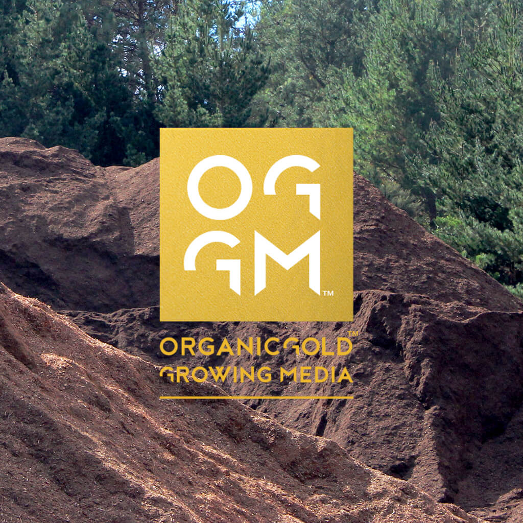 ORGANICGOLD™ GROWING MEDIA - stockpile of aged sawdust at GDL - Gamman Developments Ltd